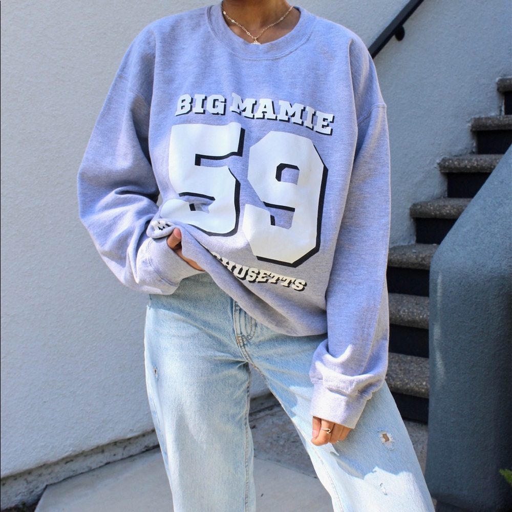 Vintage Grey Crewneck Sweatshirt